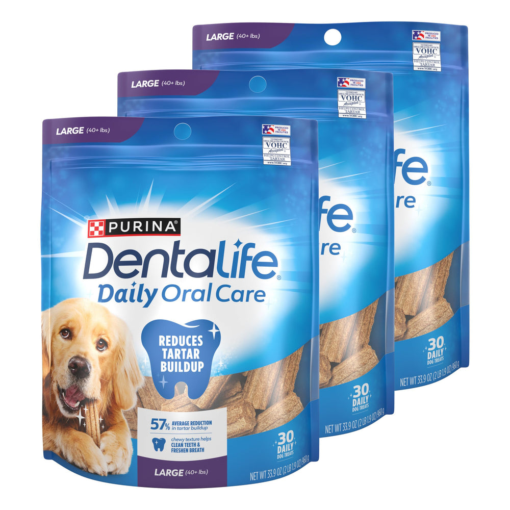 Dentalife bocadillos dentales para perro grande: limpieza de dientes y aliento fresco