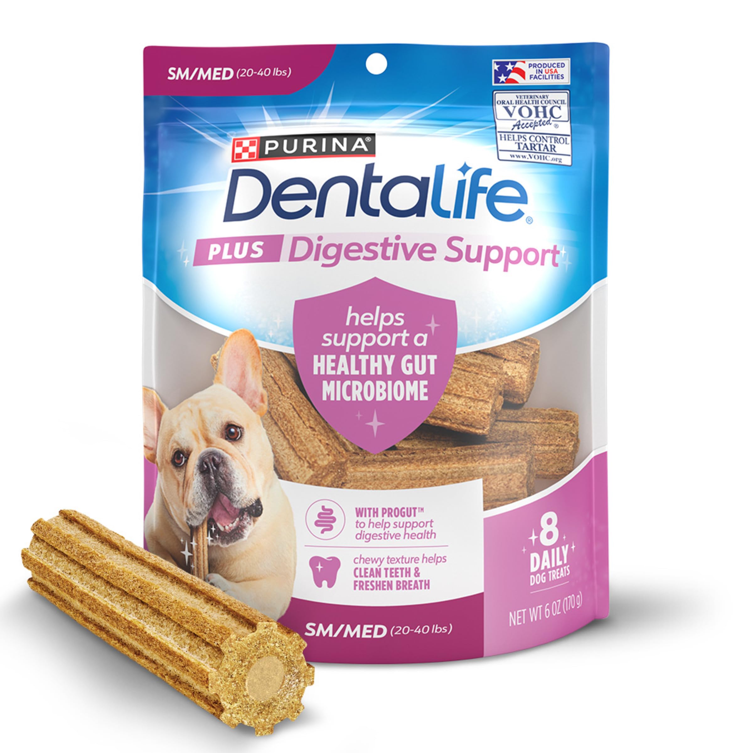 Dentalife con empaque recerrable de 6 onzas para higiene bucal diaria