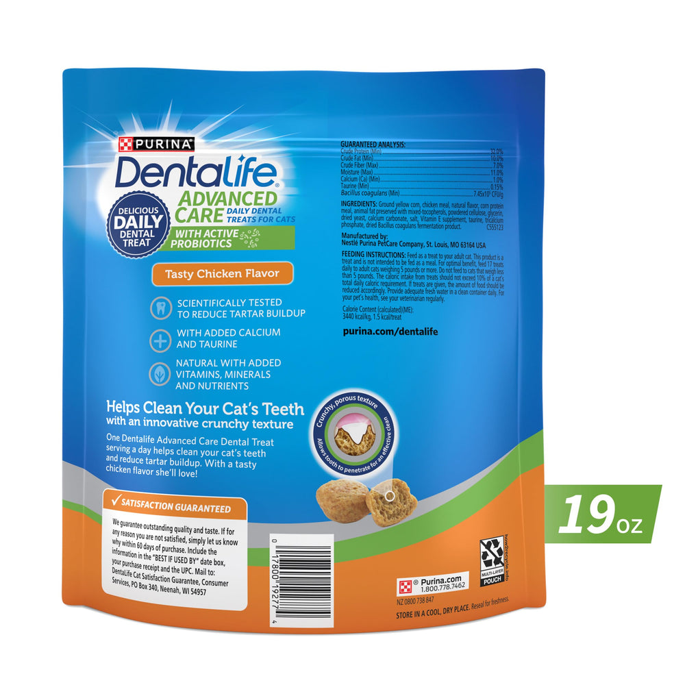 Dentalife ingredientes naturales y vitaminas para dieta completa.