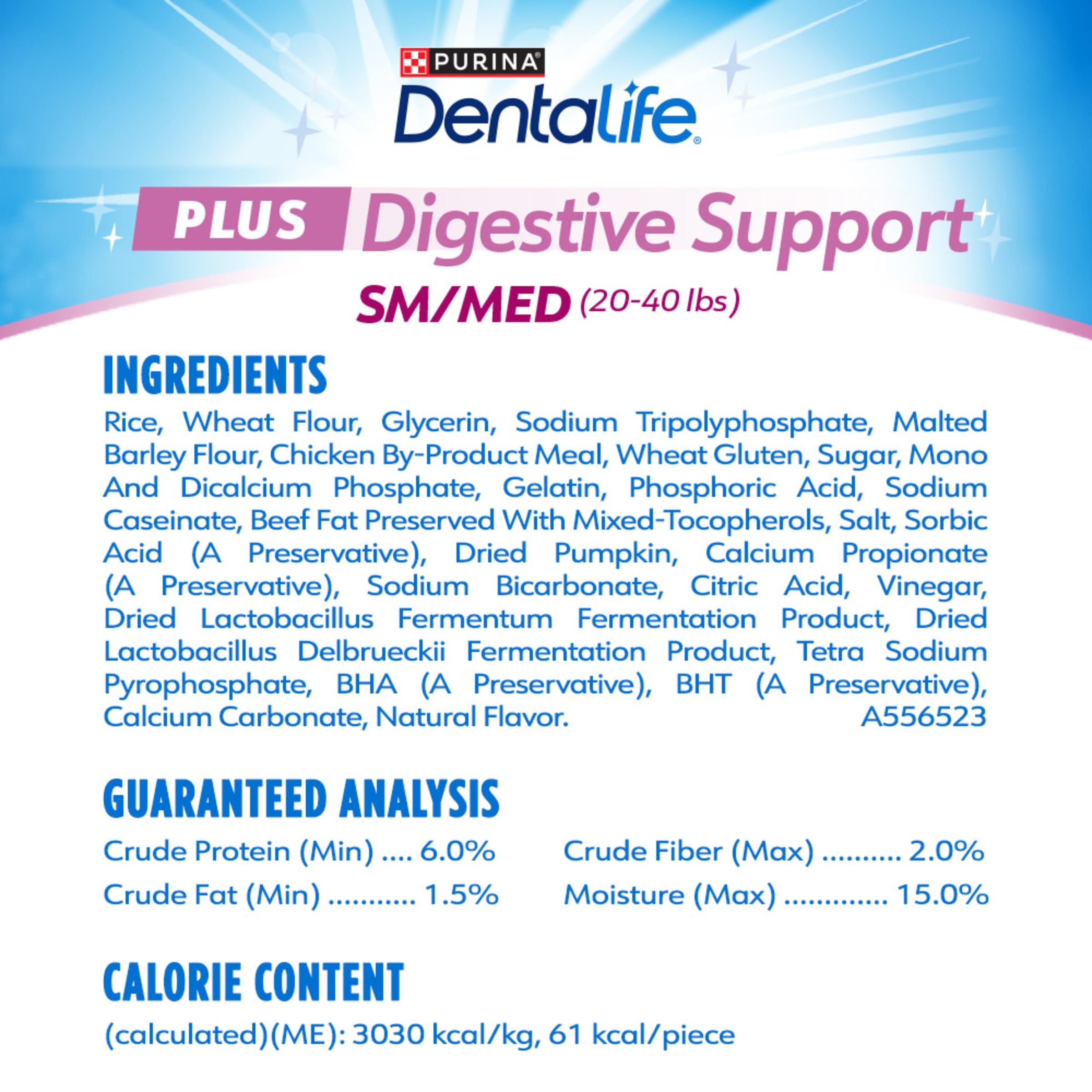 Dentalife sabor pollo y calabaza que motiva el cuidado dental