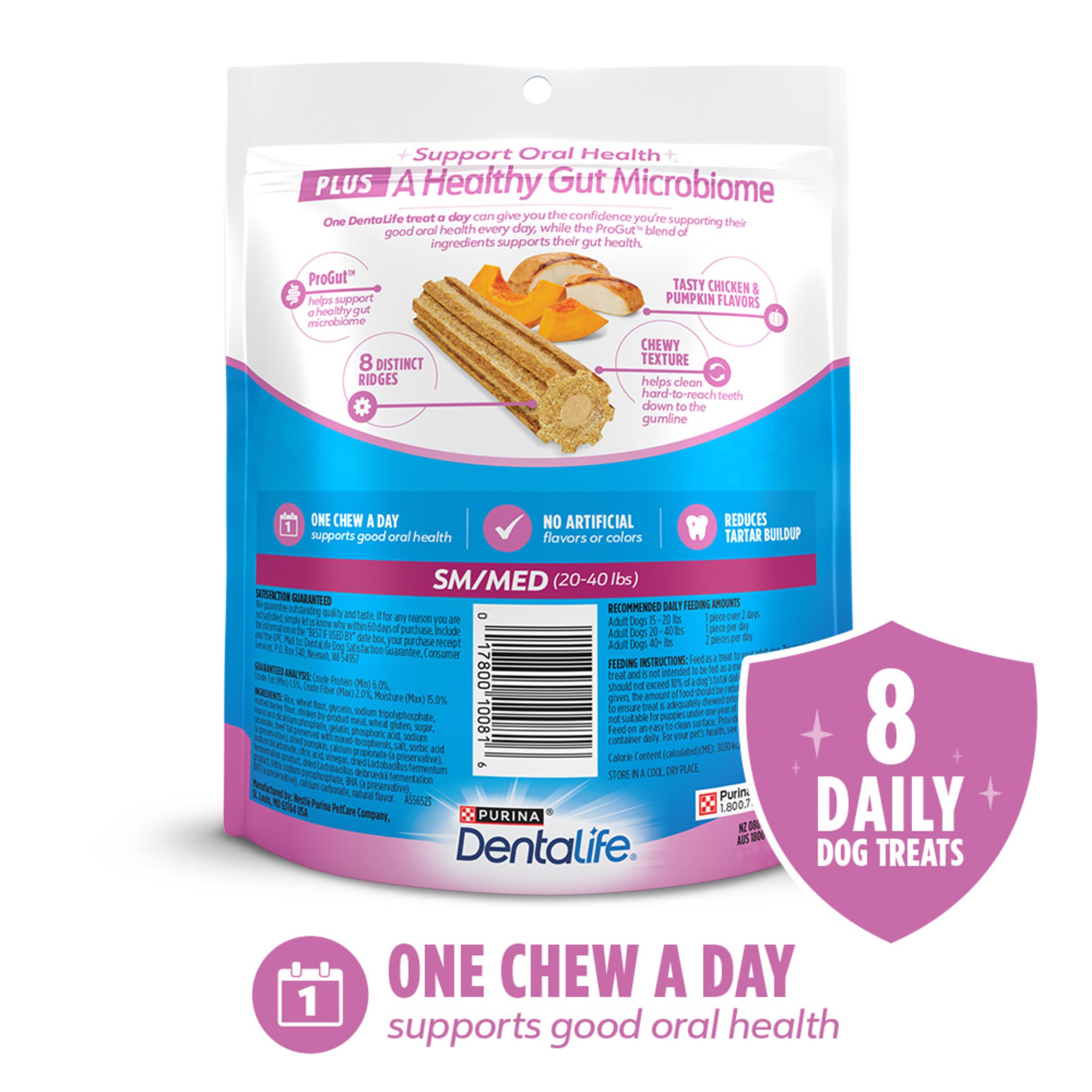 Dentalife sin sabores artificiales ni colores para opción natural
