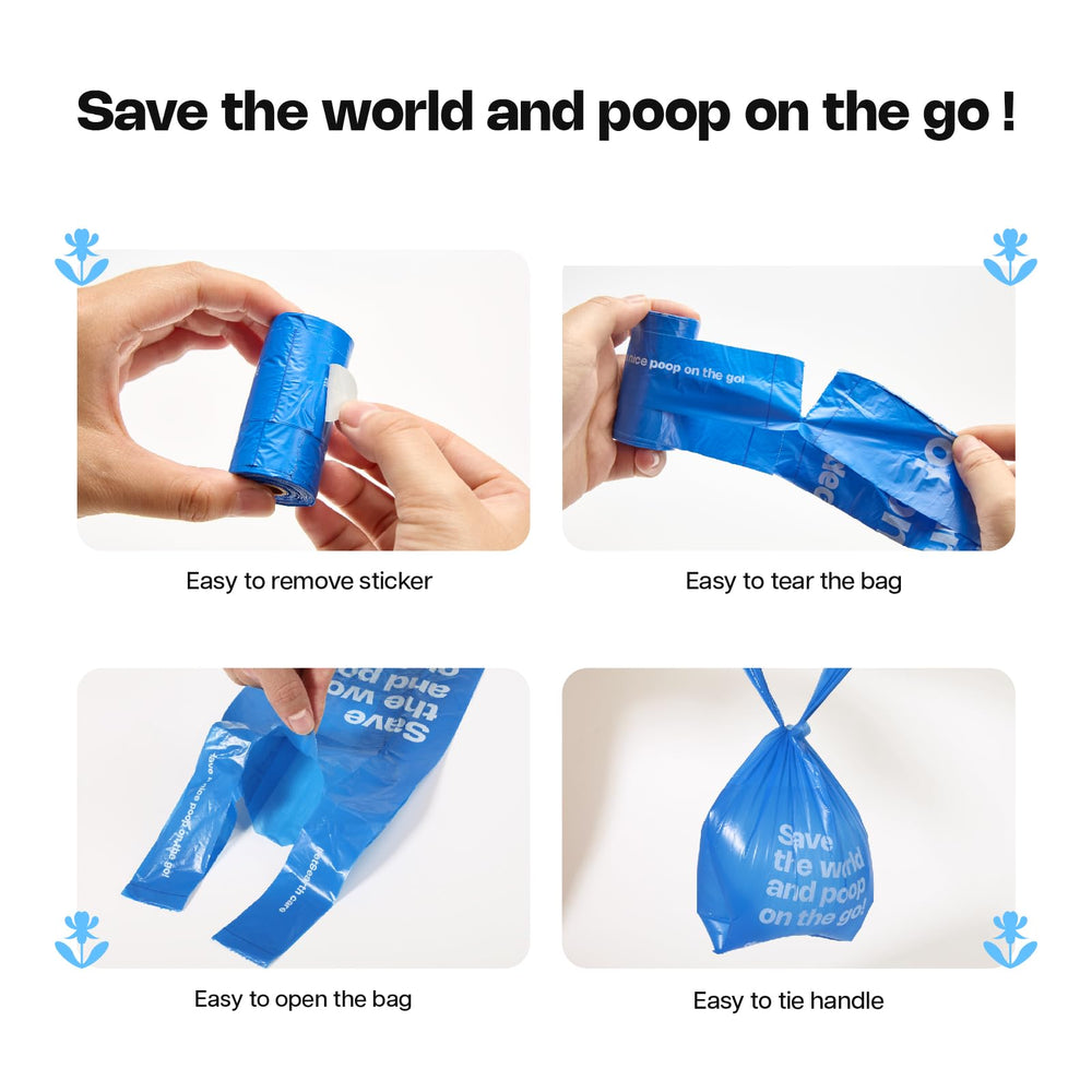 Bolsas Deo Doo con fragancia Iris para caminar sin olores fuertes