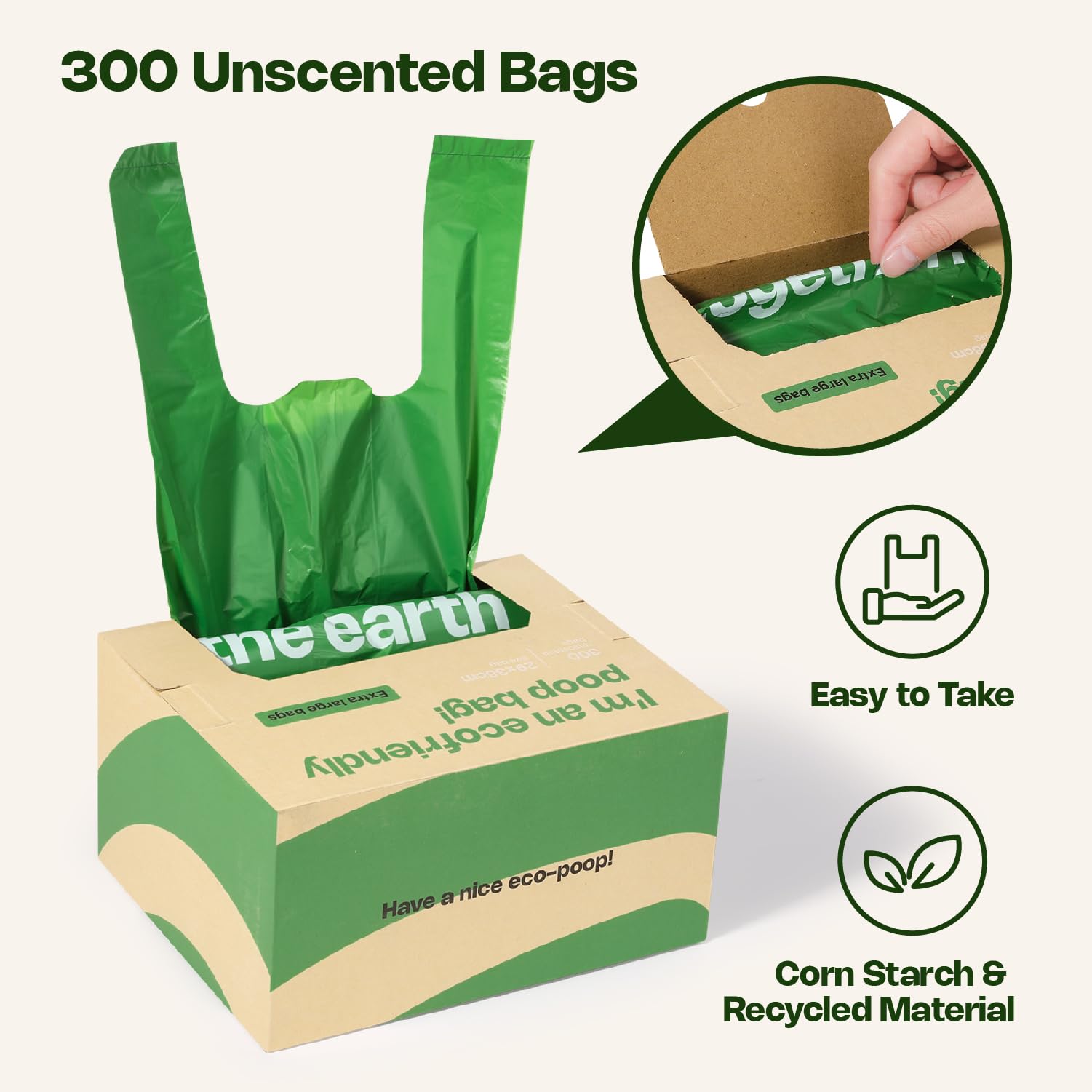 Deo Doo bolsas resistentes a fugas para paseos limpios.