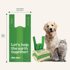 Deo Doo bolsas con asa tamaño grande para perros, fáciles de recoger.
