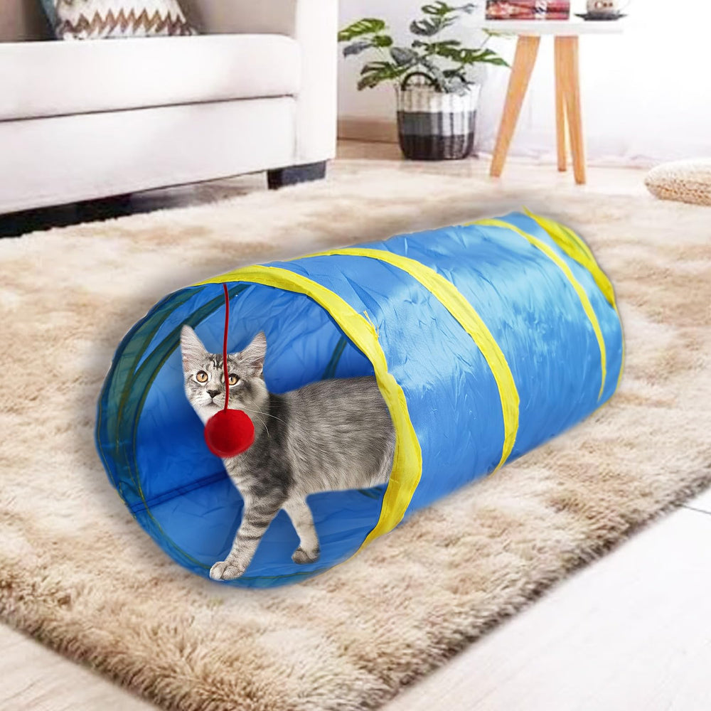Deofun túnel para varios animales, perfecto para juego en distintas habitaciones.