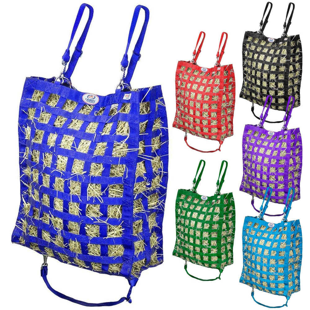 Derby Originals bolsa heno alimentacion lenta, vista frontal para rellenado rápido.