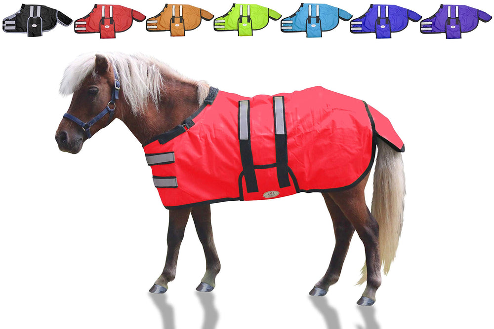 Derby Originals cobertor para mini caballo y cría con ajuste adaptable.