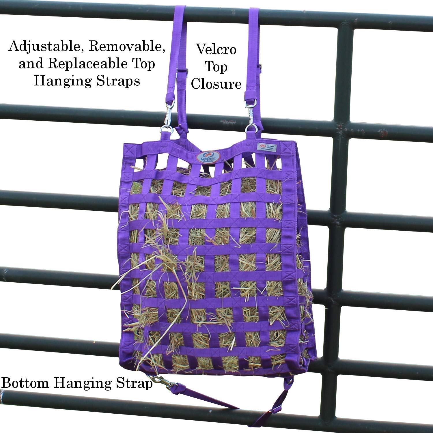 Derby Originals correas robustas para suspender la bolsa con seguridad.