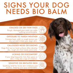 Dermoscent Bio Balm suaviza callos en patas con uso regular.