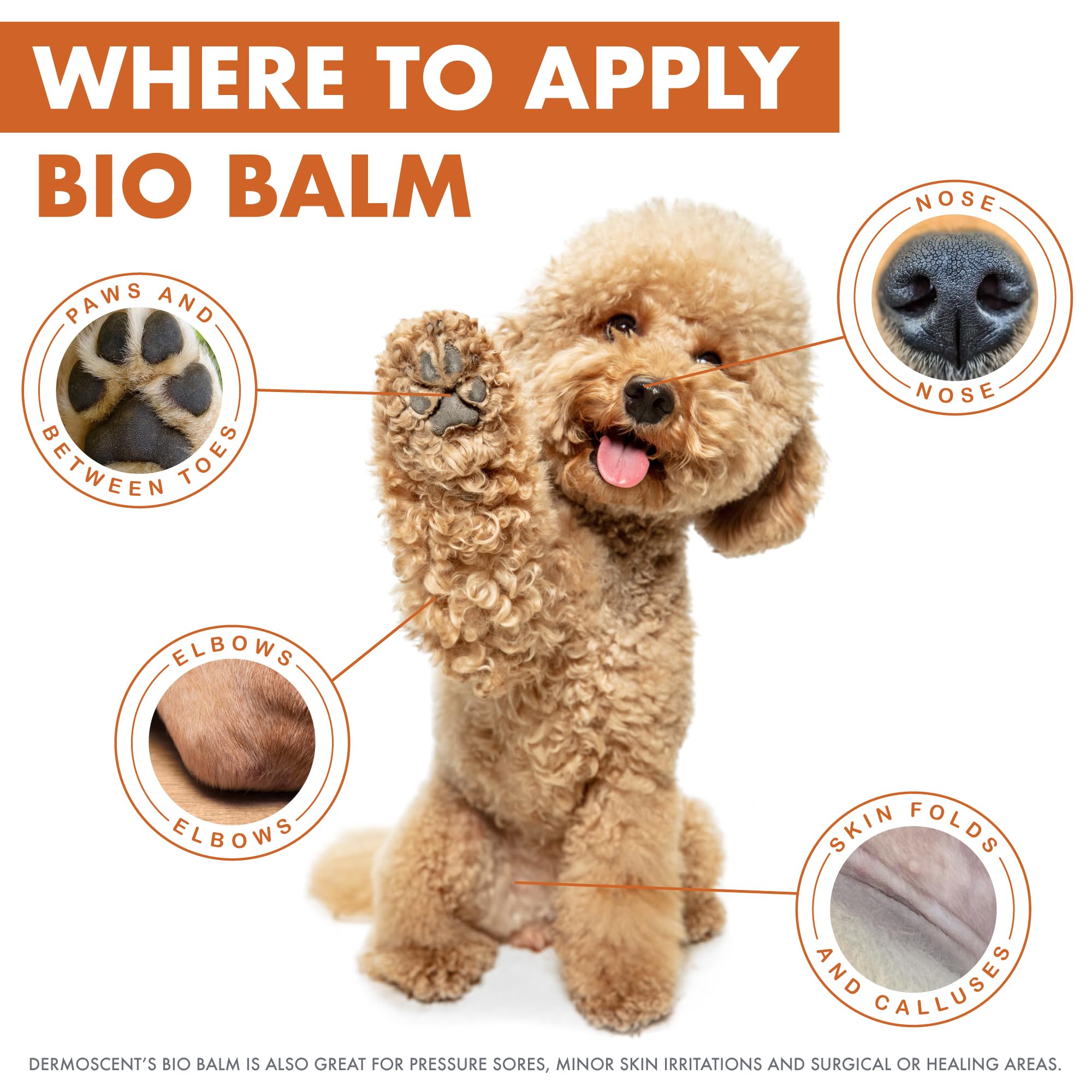 Dermoscent Bio Balm ingredientes orgánicos para piel sensible.