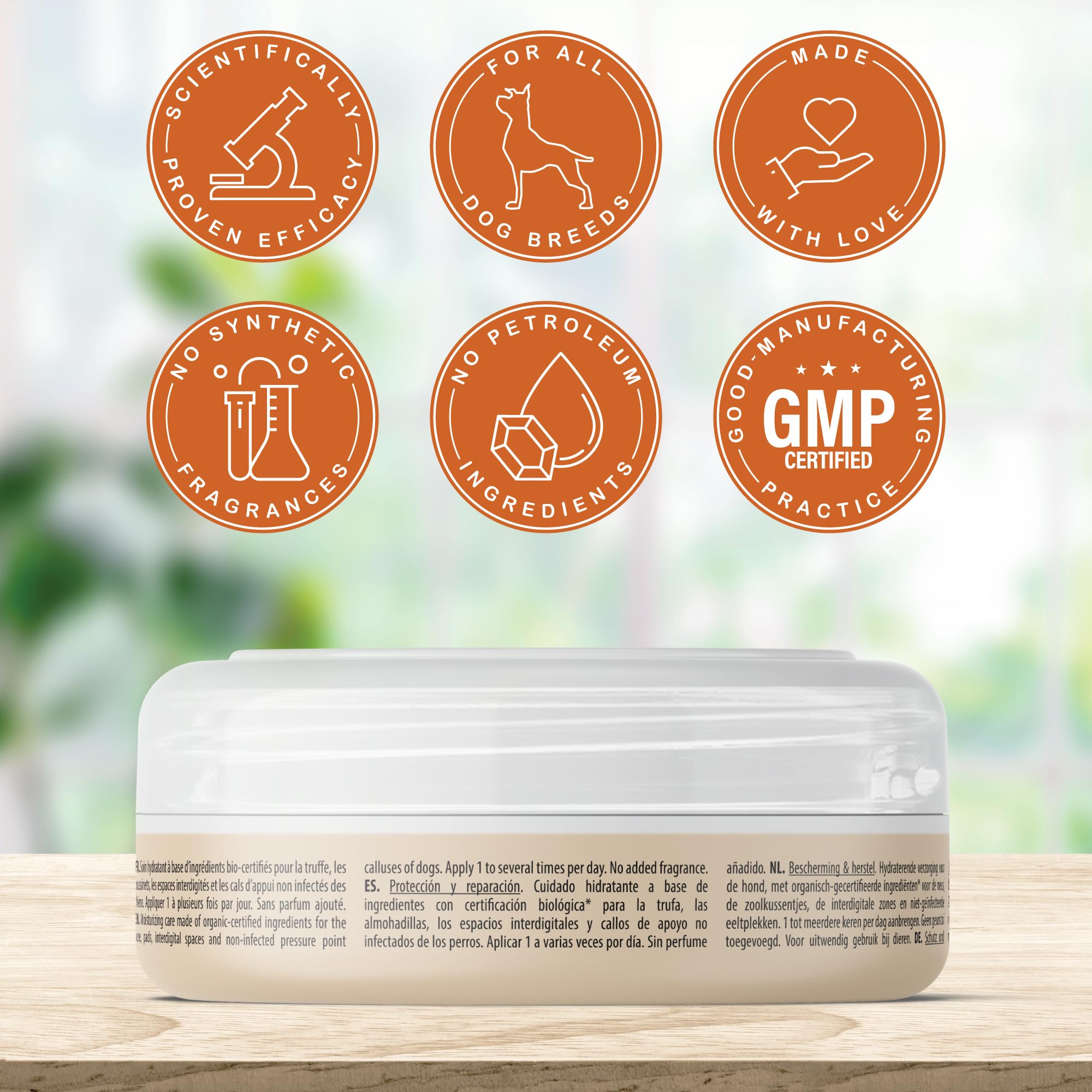 Dermoscent Bio Balm recomendado por veterinarios para el cuidado de patas.
