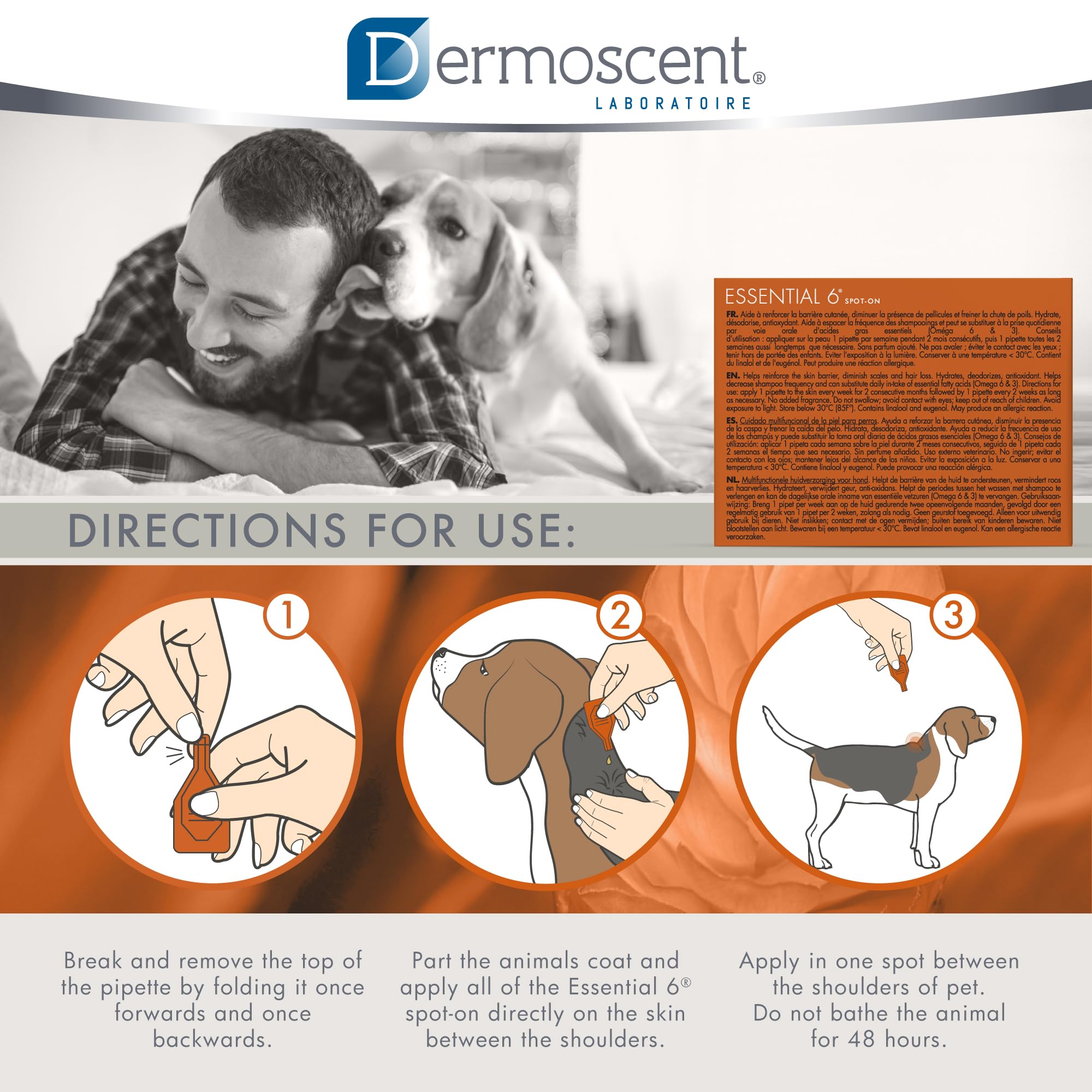 Dermoscent SpotOn: recomendado por veterinarios.