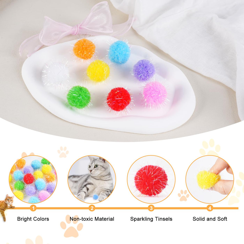 DF DUALFERV juguete de peluche ligero para gatos, ideal para golpear y rodar.