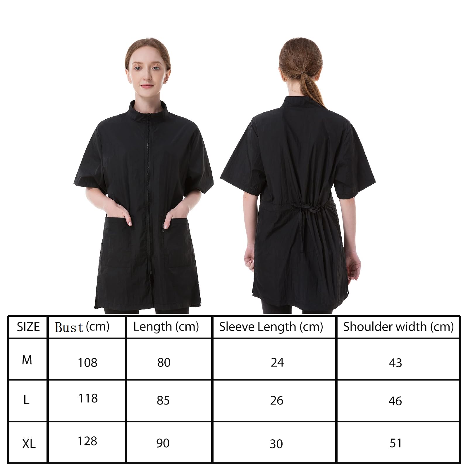 DHXYZZB smock de nylon impermeable, textura suave y duradera.