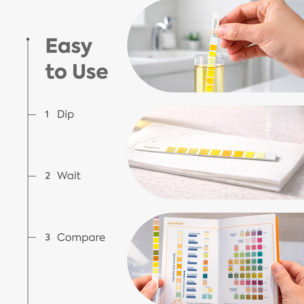 DIAGNOX HEALTH PETNOX: empaque individual para conservar la higiene entre tiras.
