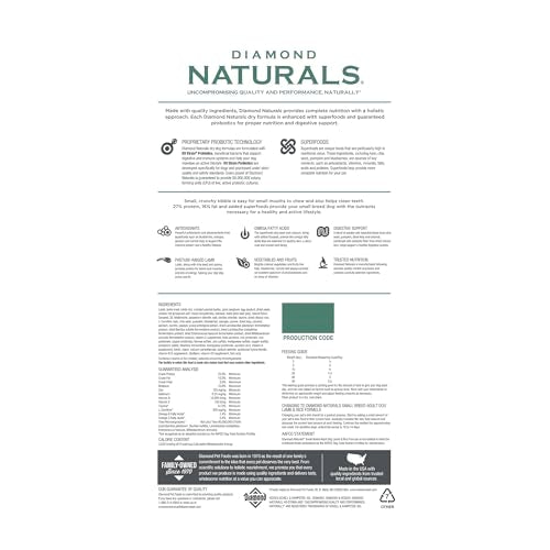 DIAMOND NATURALS, ingrediente principal cordero de pastoreo en comida para perros