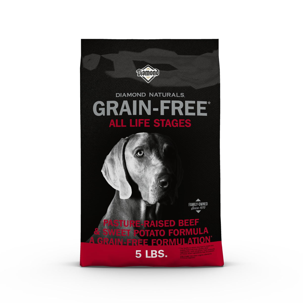 Diamond Naturals carne real para perros, sabor y energía diaria.