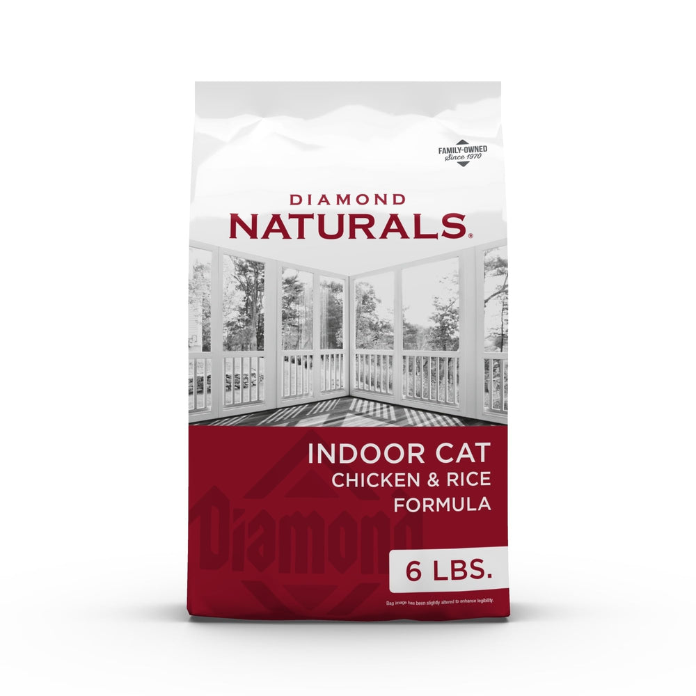 DIAMOND NATURALS gato interior con pollo saco: proteína real para una dieta equilibrada