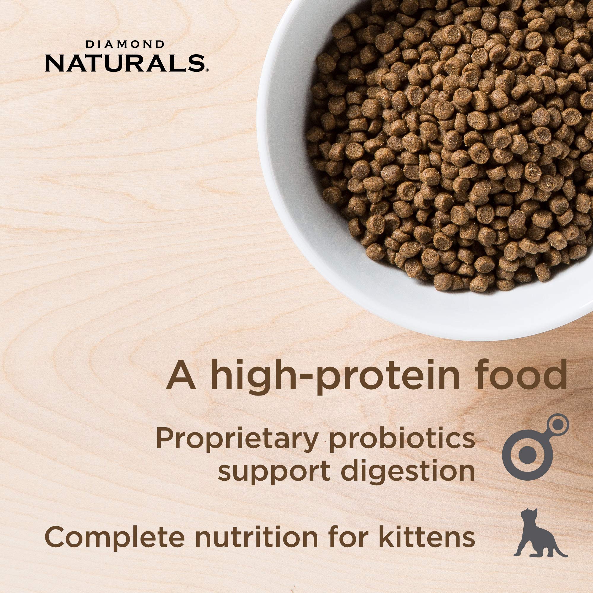 Diamond Naturals Kitten frutas y superfoods: vitaminas naturales para piel brillante
