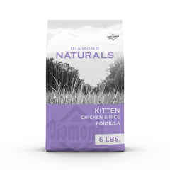 Diamond Naturals Kitten pollo libre de jaula: proteína real para crecimiento y energía diaria