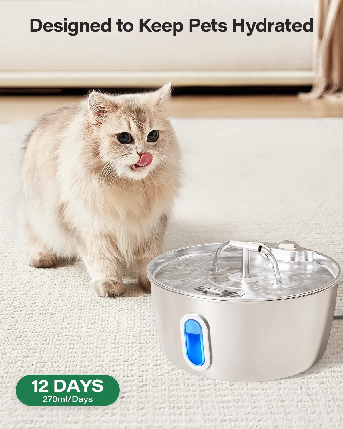 DIANU caja de filtros para fuente compatible con gatos.