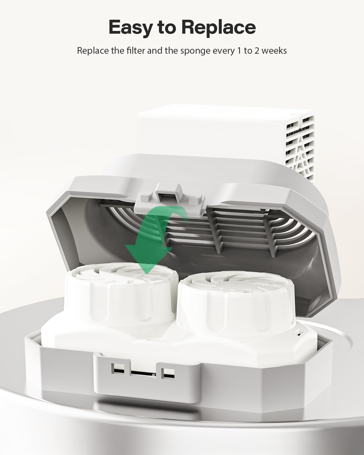 DIANU empaque de seis filtros para reemplazo regular.