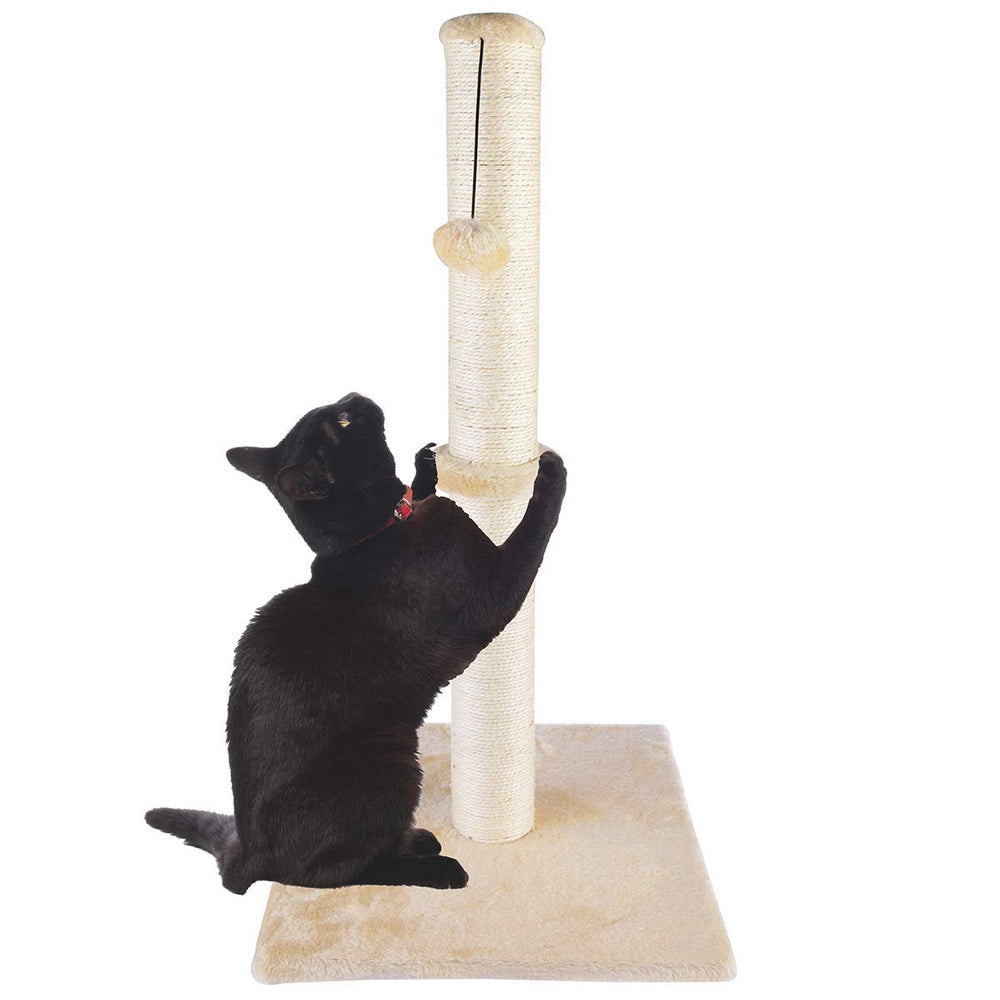 Dimaka poste rascar vertical de 34 pulgadas para gatos grandes