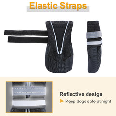 Dimicoo botas con cintas reflectantes para mayor visibilidad nocturna