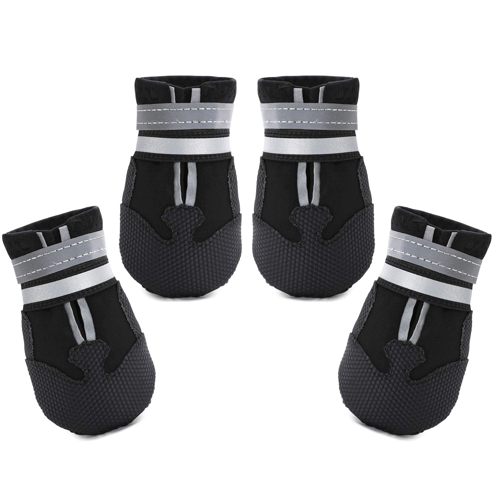 Dimicoo botas para perro con interior felpa, confort diario