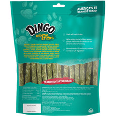 Dingo palitos dentales con acción abrasiva para apoyar la higiene dental.
