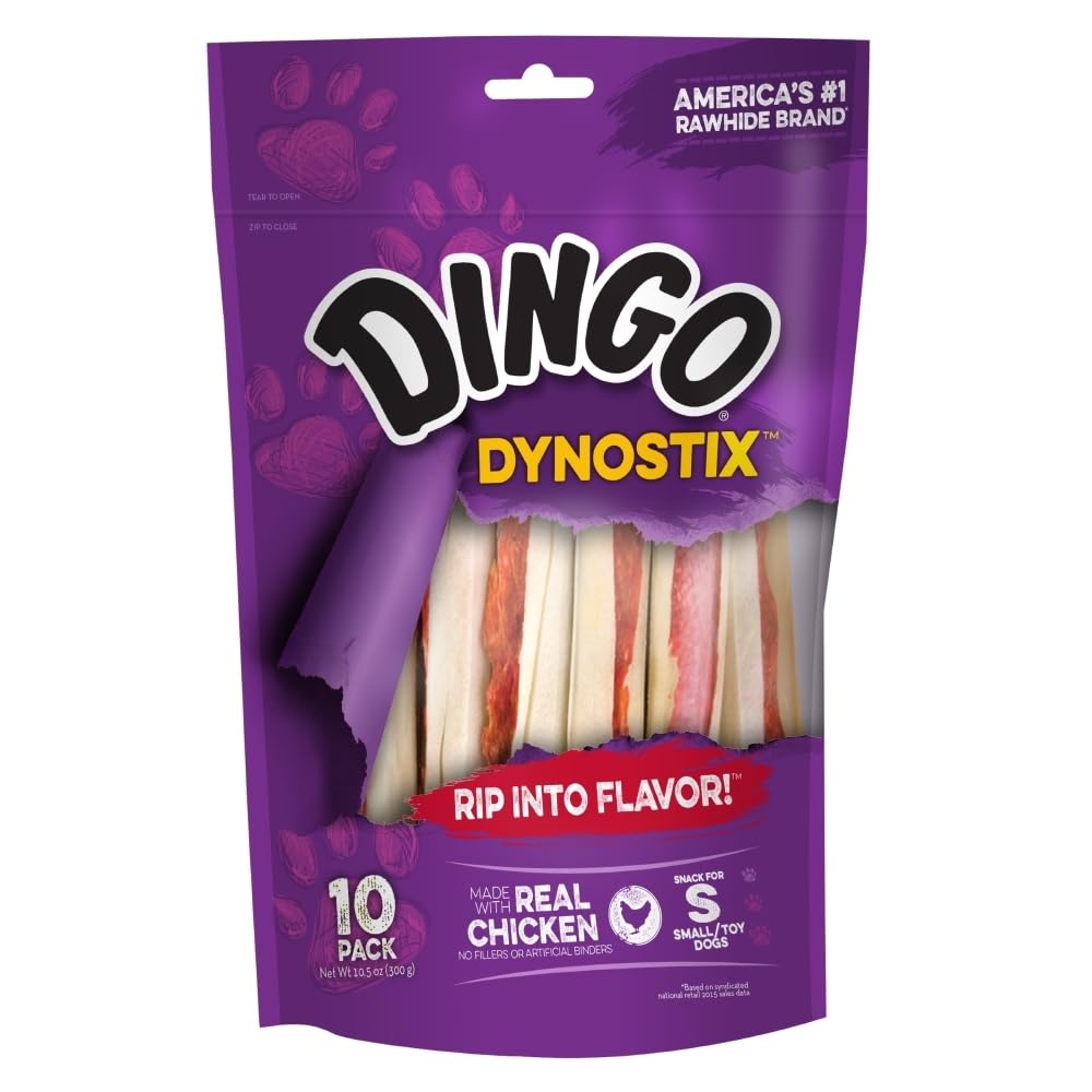 Dingo Dynostix porciones para entrenamiento, recompensa ideal para reforzar conductas positivas.