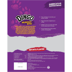 Dingo Munchy Stix empaque de 8 paquetes, opción conveniente para dueños.