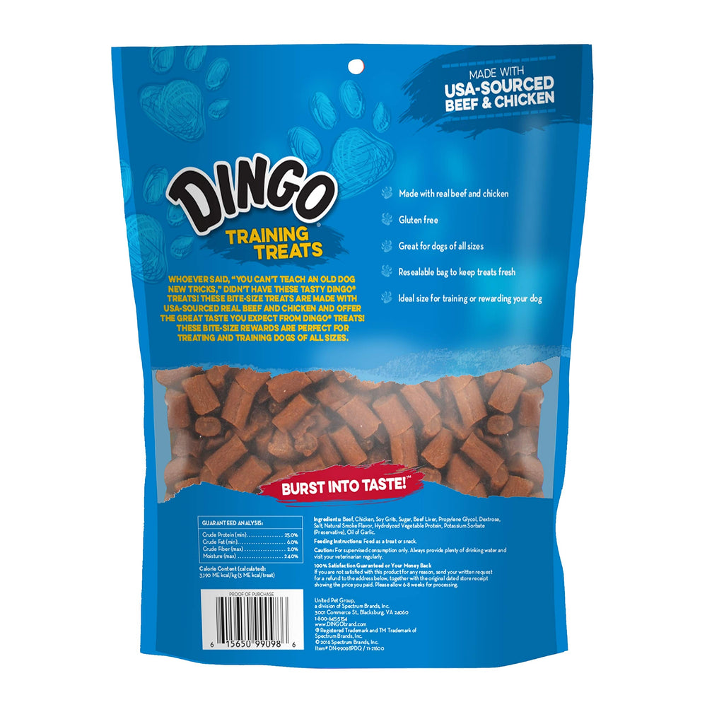 Dingo-premios-sin-gluten: opción apta para perros con sensibilidad alimentaria.
