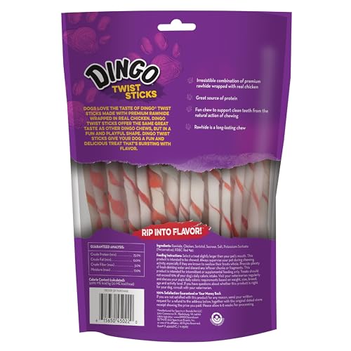 Dingo Palitos Torcidos ofrecen proteína y sabor en un snack crujiente.