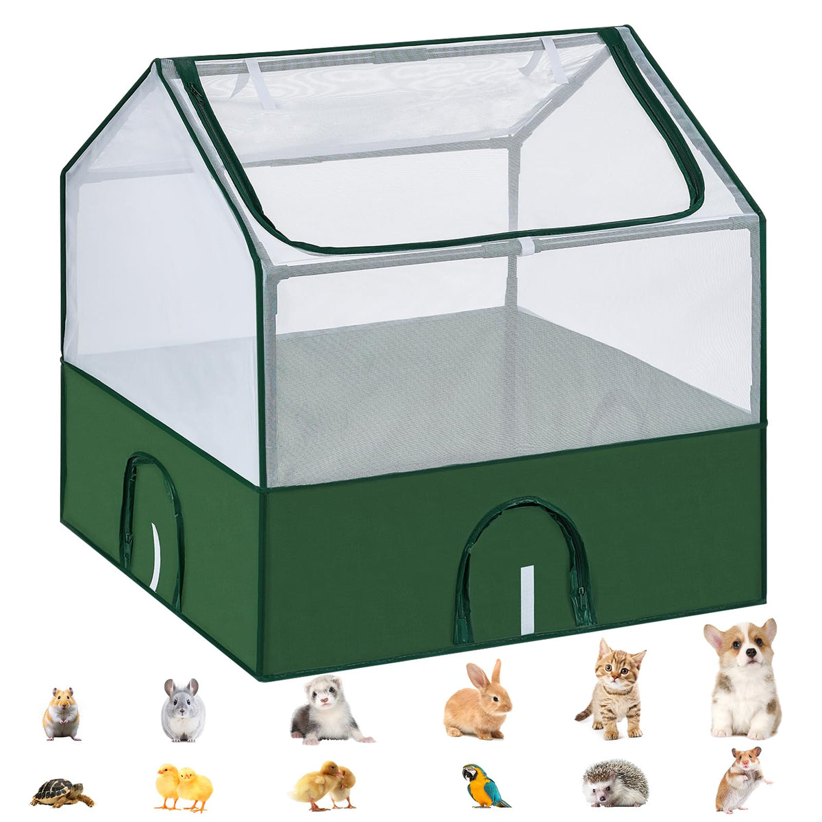DINMO jaula para conejos con piso impermeable ideal para uso interior.
