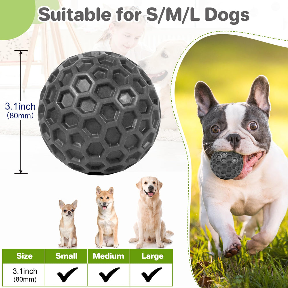 DISSKNIC bola-alta-elasticidad-10mm para perros grandes y enérgicos