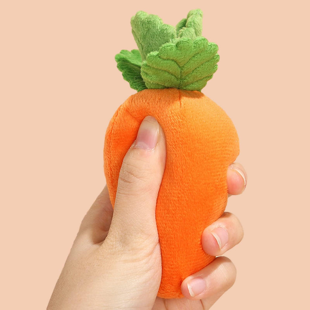 DIYGIFF Juguete zanahoria para perros: ideal para estimular el olfato y la búsqueda.