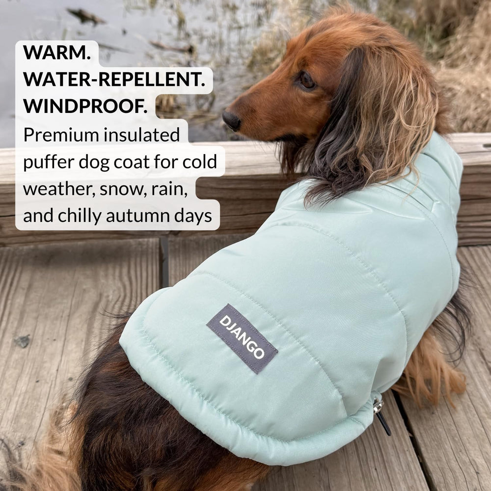 DJANGO Puffer para perro: interior rayado que añade confort en climas fríos
