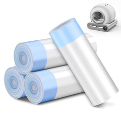 DJDUCK bolsas para caja de arena autolimpiante, 80 uds, cierre seguro para desechos.