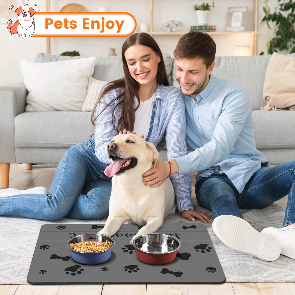DK177 alfombrilla de 27x17 pulgadas, ofrece amplio espacio para comer.
