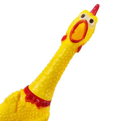 Gallina de goma Dlh Western suena con gritos para divertir y sorprender.