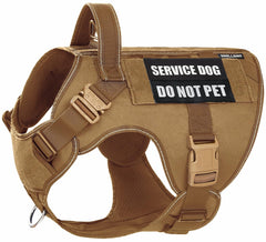 Arnés DNALLRINO táctico para perro grande, vista frontal, ajuste cómodo para caminatas largas