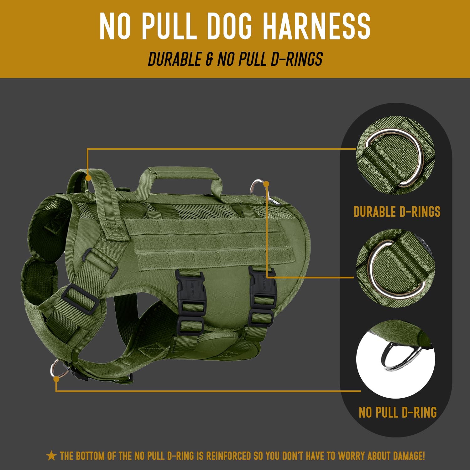 Sistema MOLLE DNALLRINO con parches y accesorios