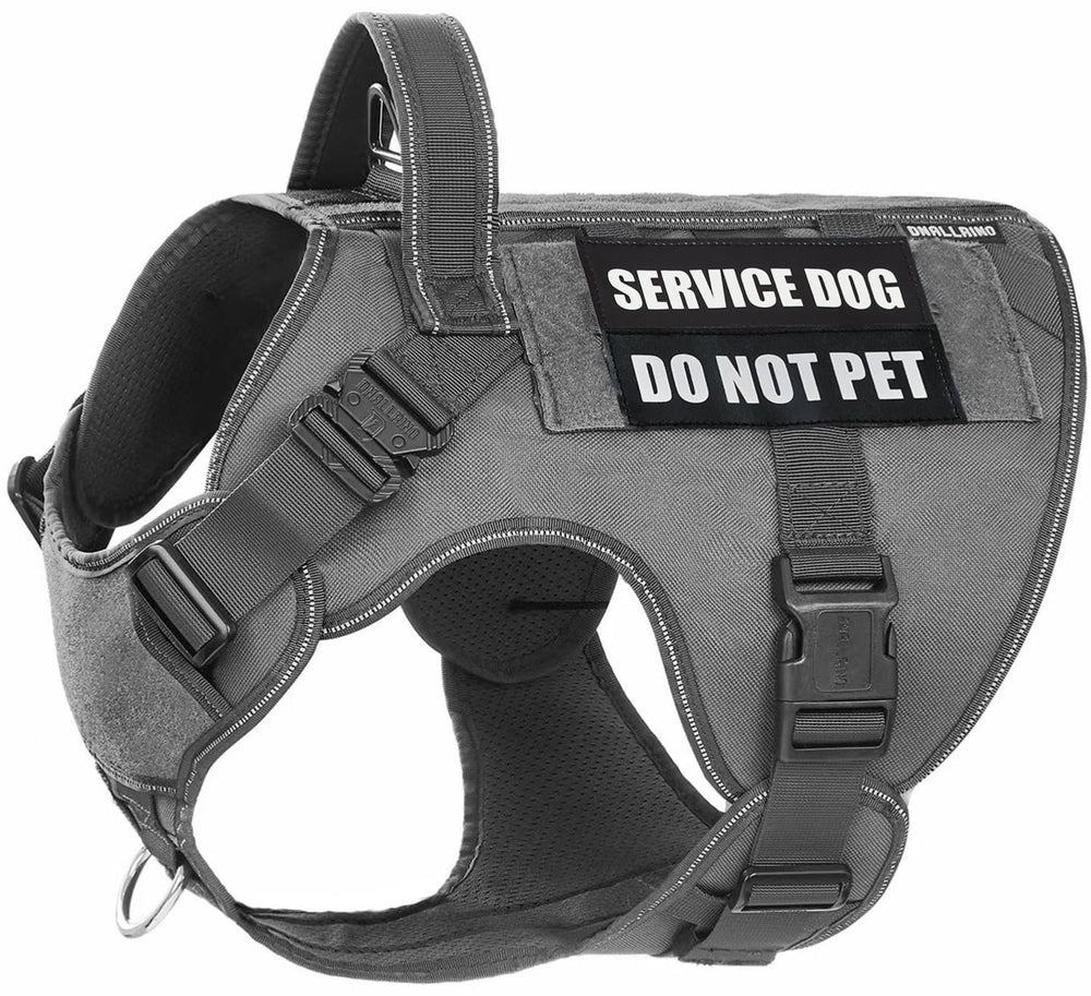 Arnés DNALLRINO para perros grandes, frente, cómodo y seguro para paseos.