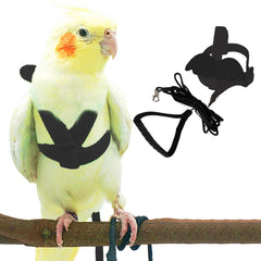 Arnés para pajaro de Dnoifne con ajuste cómodo para entrenamientos al aire libre.