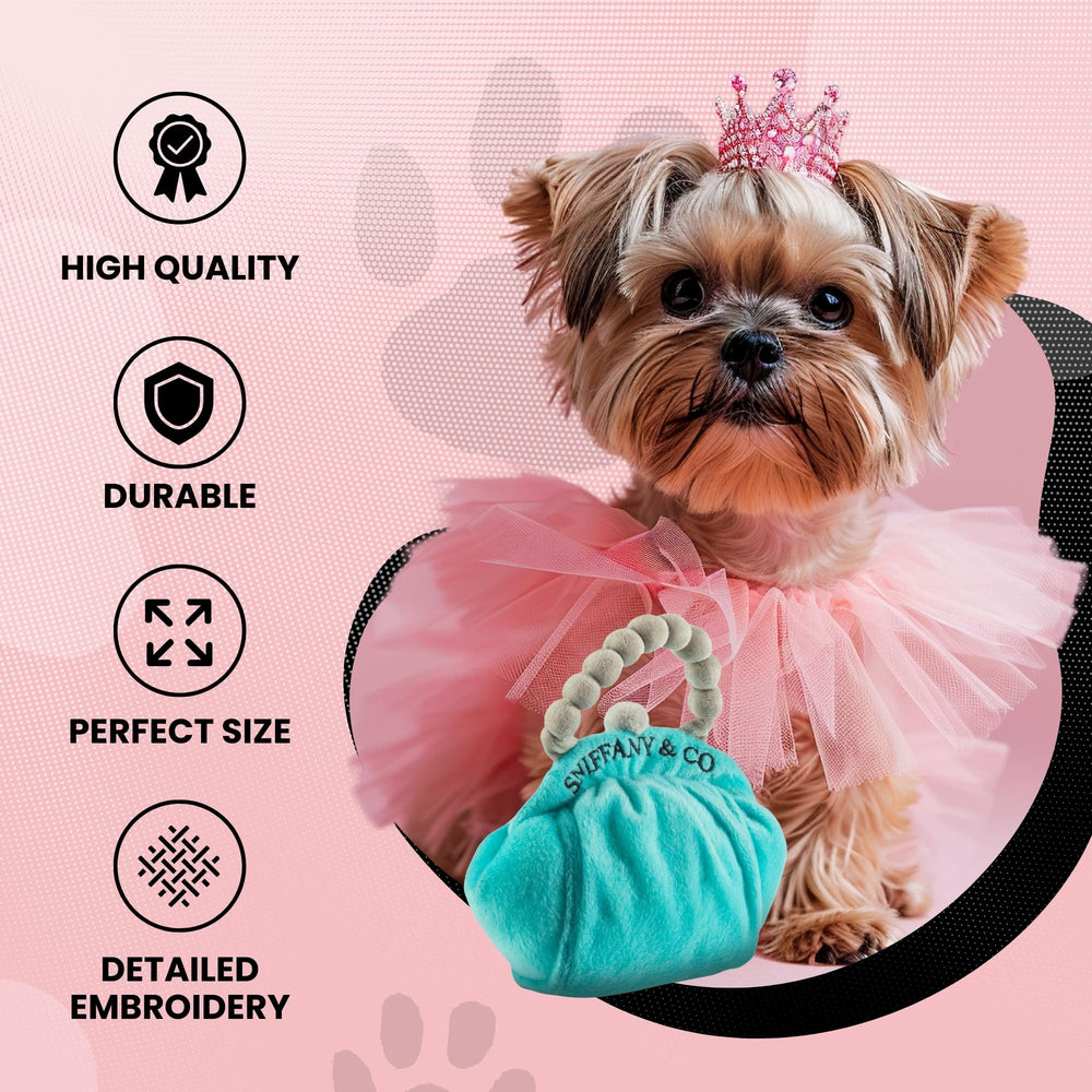 Dog Diggin Designs juguete con chirrido incorporado: estimula la curiosidad durante la diversión.