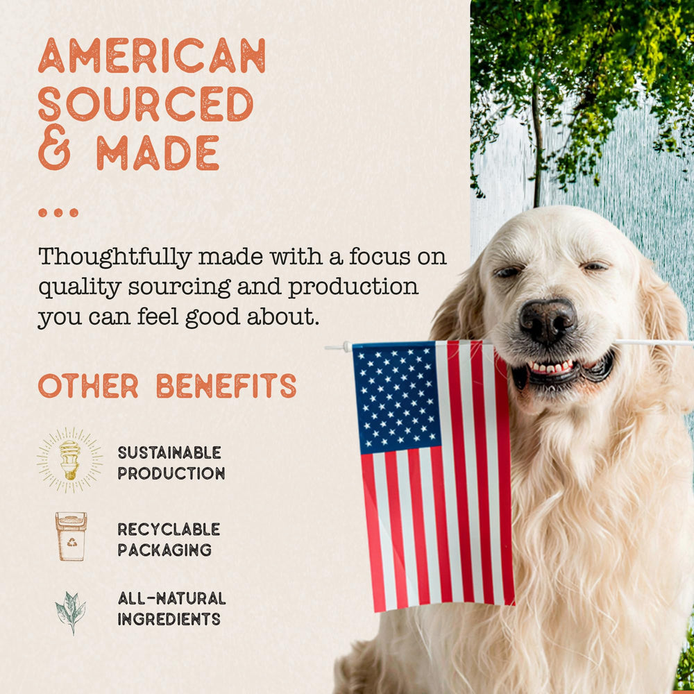 Dog Treat Naturals Canard et Pomme, format pratique en déplacement.