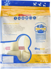Dog Treat Outlet perro disfrutando masticación de hueso mediano