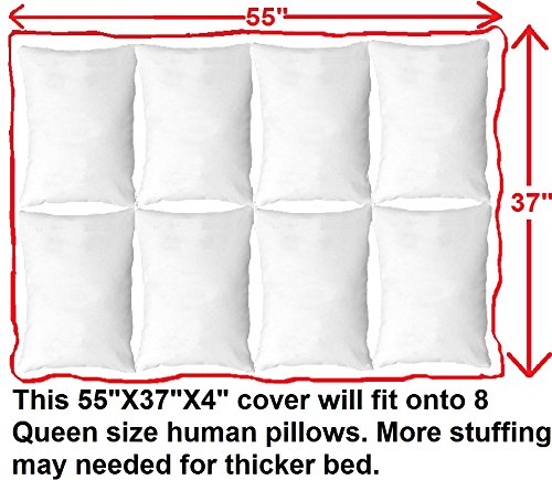 Dogbed4less: opción de reutilizar almohadas para crear cama personalizada.