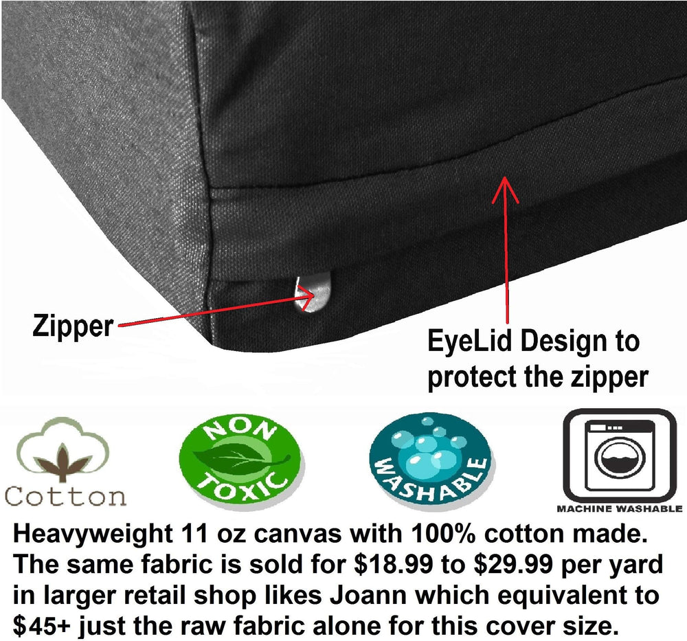Dogbed4less opción hazlo tú mismo para cama de perro con relleno personalizado.